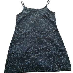 90's Blue Floral Dress